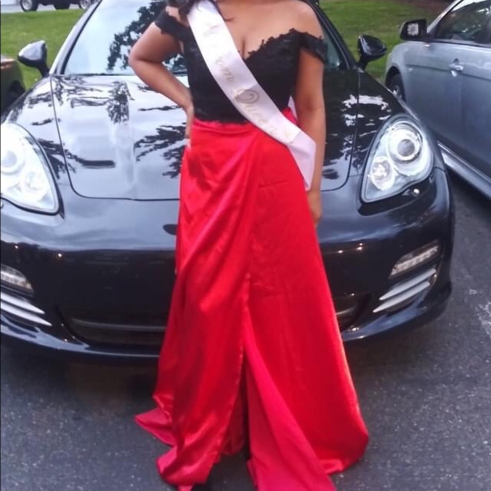 2 piece prom dress
